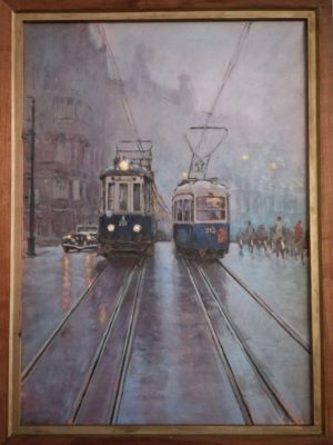 Trams NZH/GVBA Westermarkt (2) Trams NZH/GVBA Westermarkt €840,- (77,5 x 57,5 cm)