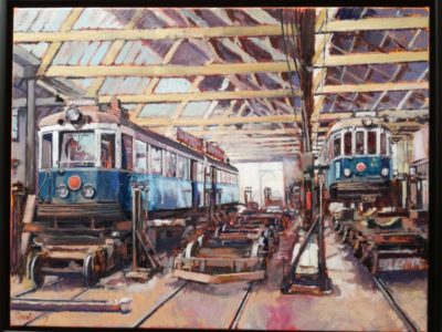 Werkplaats Rijnsburg (3) Werkplaats Rijnsburg €720,- (70 x 54,5 cm)